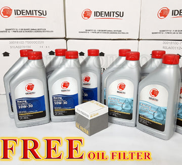 Idemitsu Oil Change Kit - 10w30 + Premix